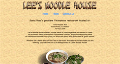 Desktop Screenshot of leesnoodlehouse.com