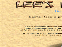 Tablet Screenshot of leesnoodlehouse.com
